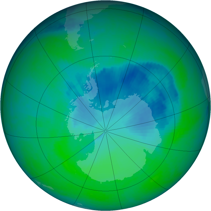 Ozone Map 2004-11-30